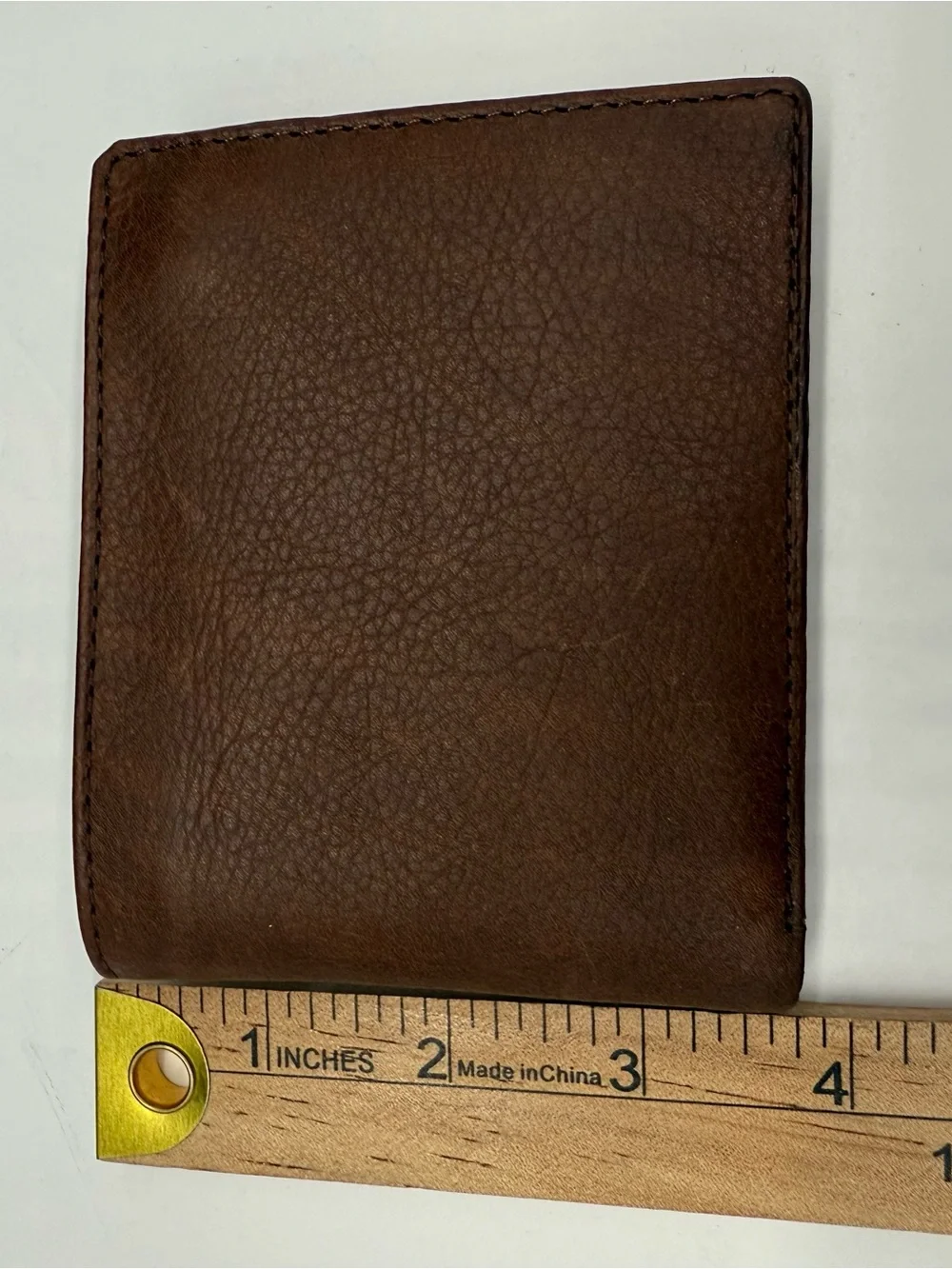 Bass branded leather
